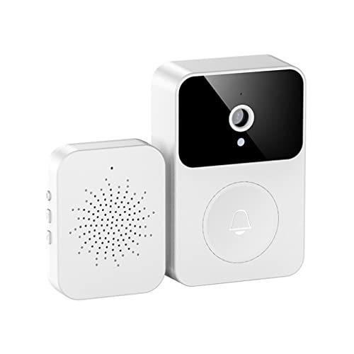 SUWIAKLALL Campainha de vídeo inteligente digital sem fio à prova d'água campainha alarme câmera de