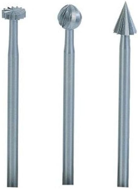 Proxxon 28720 Set of Tungsten Vanadium Precision Cutters, 3 pcs., 13/64"