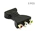 Produktbild Giytoo HDMI zu 3 RCA Video Audio Konverter Kopf AV Kopf 5ft / 1.5m