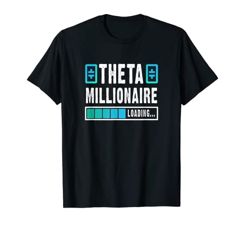 Theta Hodl Crypto Criptovaluta Theta Millionaire Caricamento Maglietta