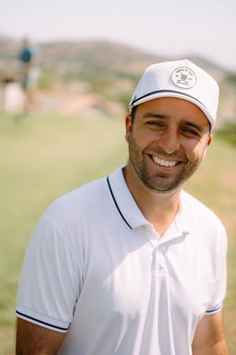 Image of BRIMZ Golf Performance Hat - Tee Holder & Magnetic Ball Marker - Breathable, Sweat & Water Resistant Golfing Snapback Hat