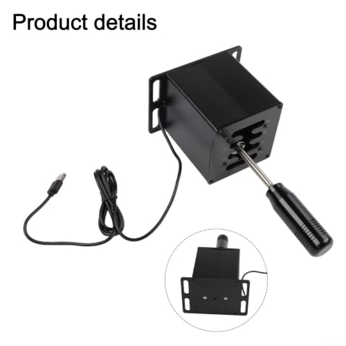 Sim Racing 7-HB045 Levier de changement de vitesse manuel pour Logitech G27 G29 T300 Construction en alliage d'aluminium et fibre de carbone Noir – vue 7