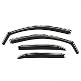Window Deflectors Smoke Tinted in-Channel Side Window Vent Visor Deflectors Rain Guards Compatible with...
