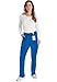 Dickies EDS Essentials Women Scrubs Pant Natural Rise Tapered Leg Pull-on DK005, L, Royal