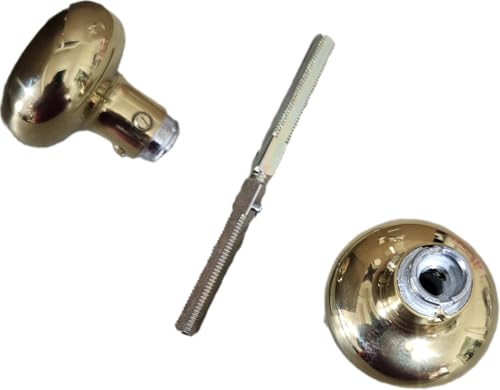 Marks #K9290/3 Polished Brass Finish Knob Spindle Kit, A Replacement Trim for The Metro Mortise Cylinder