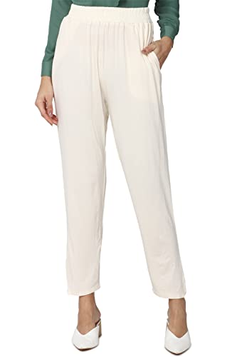 Image of Van Heusen Women's High Rise Regular Fit Casual Pants