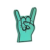 Deggelbam XXXL Winkehand Jumbo Rocker / Football / Stadion Attraktion / Konzert / Festival / Band / Schaumstofffinger (Made in Germany!) (Grün)
