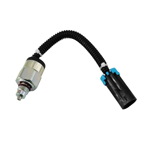 Ovabeyna 87445987 84128131 12V Solenoid Valve Compatible with Case Backhoe Loader 410 420 420CT 430 435 440 440CT 445 445CT 450 450CT 465 580N 580N EP 580SN 580SN WT 590SN New Holland C185 L180 L190