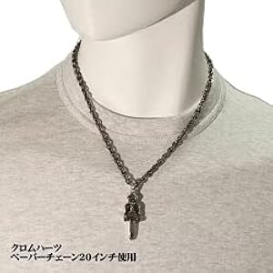 Amazon | クロムハーツ ダブル ダガー ペンダント | ネックレス 通販 