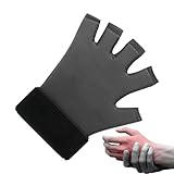 Guantes de enfriamiento para bolsas de hielo, guantes de gel fijos, compresas ajustables en frío y caliente | Guantes de compresión de hielo negros y azules con seda de hielo y material de gel sólido,