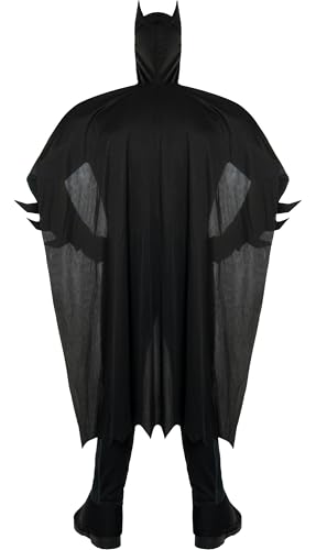 Rubie's Official DC Comics Dark Knight Rises Batman Adult Costume, Deluxe Muscle Chest Style Halloween