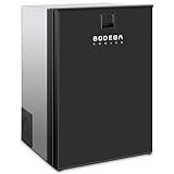 BODEGACOOLER 12 Volt Refrigerator, 116.2Quart RV Refrigerator with Freezer, Dual Modes RV Fridge with LED, (5℉-50℉) Travel Compressor Refrigerator 12/24V DC for Boat, Caravan, Truck, Camping (Black)