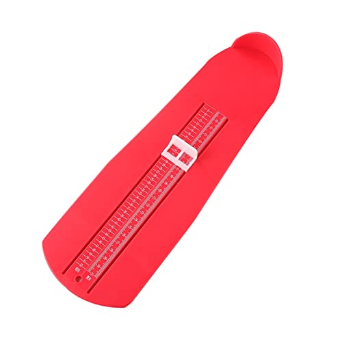 maipula Adulte Pleine échelle Chaussure Taille mesureur mesurant règle Outil Outil Accessoires souverain (Color : Red)