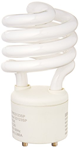 TCP CFL Spring Lamp, 100W Equivalent, Soft White (2700K), General Purpose Spiral Light Bulb, GU24 Base