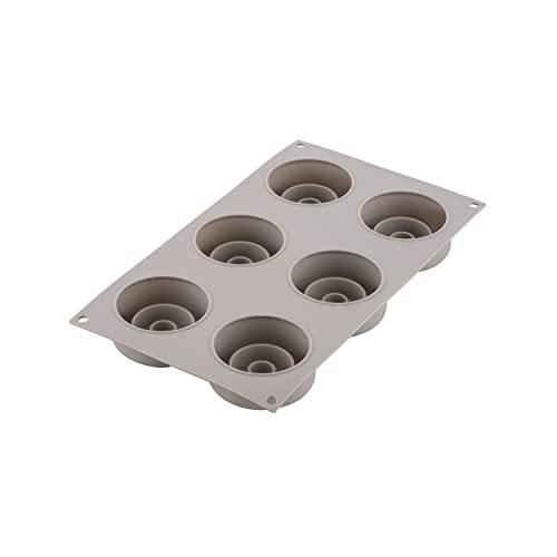 Silikomart - MINI Color - Silicone Mould ø73 H 30 MM, Silk Grey - Image 3