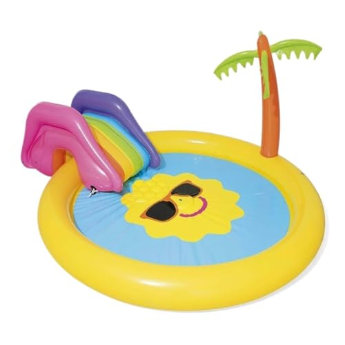 Piscina Niños Piscina Inflable Sunshine Land, Piscina Infantil Familiar, Piscina Inflable De Bolas, Piscina En Aerosol Piscina Hinchable