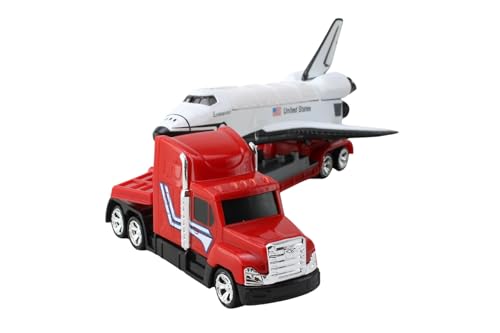 Navette spatiale et camion Space Adventure à rampe de lancement mobile