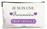 trousse beige je suis une ferronière trop géniale idée cadeau rangement