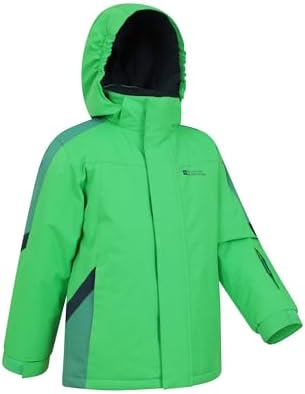 Mountain Warehouse Raptor Kids Ski Jacket, Boys & Girls Snow Coat Green Teen 13-14 Yrs (150-162 cm) - 2