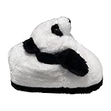Happy Feet Slippers Panda Animal Slippers for Adults and Kids, Cozy and Comfortable, As Seen on Shark Tank (Large)