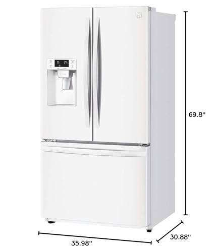 Image of Kenmore 75032 25.5 cu. ft. French Door refrigerator, White