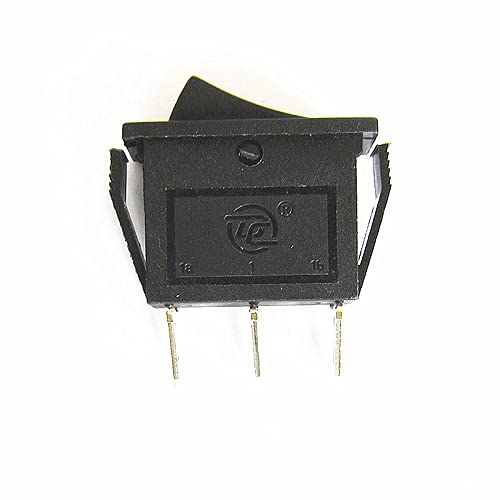 Miniatura 3 de Autozoco Conmutador Basculante On-Off-On, Spdt 3 Posiciones, 3 Pines, 16a 250v-20a 28v, Negro