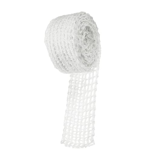 HOLIDYOYO Cuerda Elástica para Embutidos de Cerdo 3 M, Red de Algodón para Embutir y Curar Carnes, Suministro de Cocina para Ahumar y Asar Jamones y Paletas