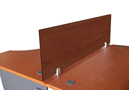 Mahmayi Deler Desktop Mounted Privacy Panel Divider Panels with 2 Clips for Student Call Centers, Offices, Libraries, Classrooms- Removable Sound Absorbing Desk Partition Board(160 CM, Apple Cherry)
