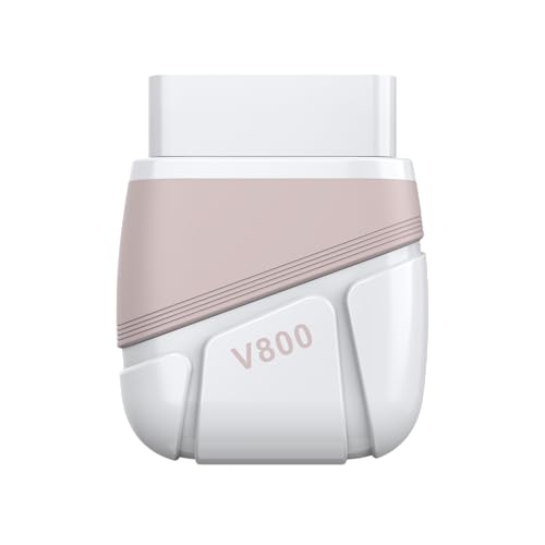 V800 Bluetooth OBD2 Scanner, OBDII Diagnostic Tool with 200,000+ Fault Codes, AI Search, Deep Scan for All OBDII Vehicles, 9 Protocols Support, Real-time Data Monitoring, Car Health Check
