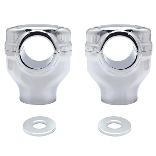 Rehausseur guidon colliers de serrage moto pour Dyna Fat Boy Wide Glide Road King