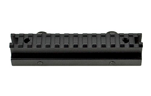 SNIPER1" High 13 Picatinny Slots, Hi-profile, Full Size Riser Mount, Hard Anodized, Black - Thumbnail 4