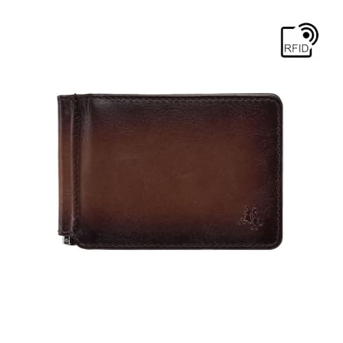 VISCONTI Atelier Collection Miles Leather Wallet with Money Clip RFID AT70, Burnished Tan (Burnish Tan)2