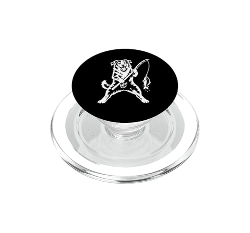 PopGrip para MagSafe Regalo de Pastor Australiano y Pesca Vintage para Dog Lovers