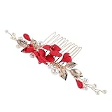 TEHAUX Peineta para Novia Boda Diseño Elegante y Vintage, Ligera y Ajuste Seguro, Adecuado para Ocasiones Obsequios y Eventos Formales