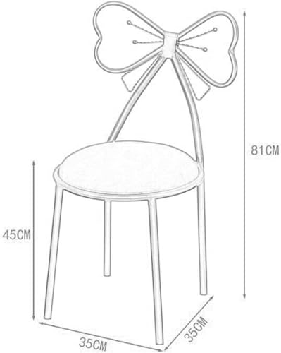 Silla sin brazos para tocador compacta ideal para optimizar espacio 4
