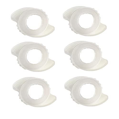 6Pcs(3" W x 2" D) Silicone Door Knob Grips - Anti-Static Door Knob Cover - Great Grips with Glow Inserts Sleep Aids-Silicone Doorknob Bumper Grips, Elderly Door Knob Open Doors Easily by Eggone - Used condition - US$10.75
