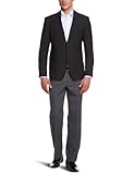 BENVENUTO Purple Label by Benvenuto Herren Anzugsjacke Slim Fit 61283206574000 Baukasten, Gr. 48, Schwarz (4000 Rabe 2)