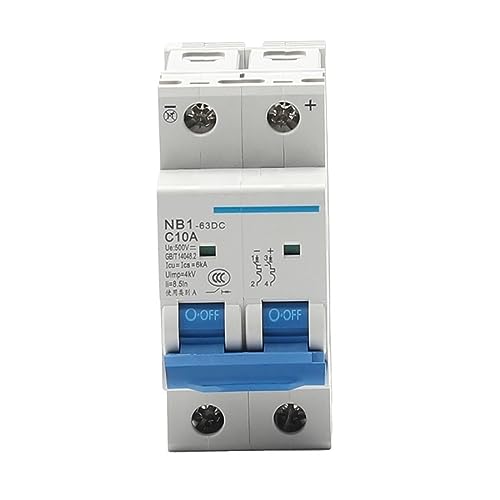 Disjoncteur CC 40A NB1-63DC type C 2P 500V pour protection de circuit photovoltaïque