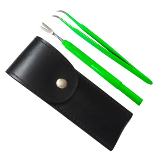 Dasdffvf Dog Removal Tool with Curved Head Dog Cats Ticks Remover Tweezers Clips Set Pet Grooming Supplies