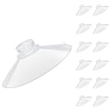 LuluEasy 12 Pieces 2.2 inch Large Clear Suction Cups for Glass, Thick Without Hooks Without Holes, Professional Heavy Duty Sucker for Home Organization Window Decoration Bathroom Kitchen Bird Feeder