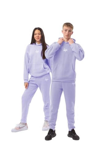 Hype Unisex Kid's Lilac Tracksuit, 11-12 años