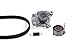 Produktbild HEPU PK78120 Wasserpumpe + Zahnriemensatz Zähnezahl: 103 22 mm mit Dichtung für HONDA CIVIC VII Hatchback (EU, EP, EV) Civic VII Limousine (ES, ET)
