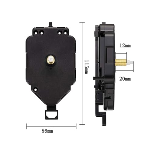 Mécanisme horloge pendule de précision avec pièces métal pour réparation DIY - 4