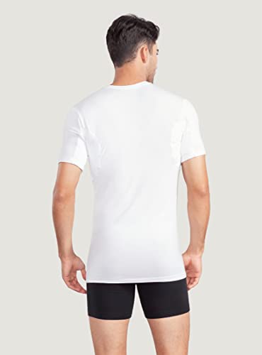 DAVID ARCHY Bamboo Rayon Sweatproof V-Neck Undershirts #TOP28