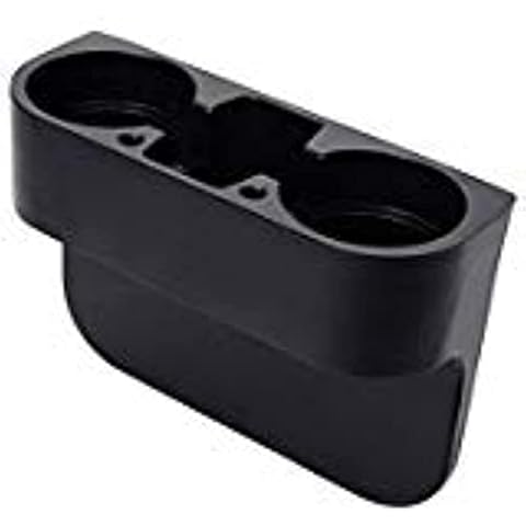 FIOTOK Multifunctional Universal Car Cup Holder Inserts Images Bottle Organizer Seat Back Drinking Bracket Car Seat Wedge Water Bottle Double Cup Holder Cellphone Holder Cover