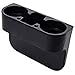 FIOTOK Multifunctional Universal Car Cup Holder Inserts Images Bottle Organizer Seat Back Drinking Bracket Car Seat Wedge Water Bottle Double Cup Holder Cellphone Holder