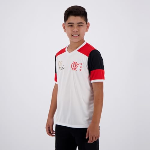 FLA - ZICO RETR INF TS PALA REC DRYM 100POLIESTER BRANCO/VE