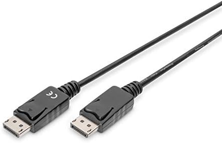 DIGITUS Kabel DisplayPort ze wzmacniaczem UHD 4K / 60 Hz 10 m blokada DisplayPort 1.2 kompatybilny: karta graficzna do gier, monitor