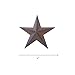 YUMBOR Rainbow Handcrafts Rustic Metal 3D Barn Star Patriotic Wall Decor Country Primitive July 4th Decoration 8 Inches