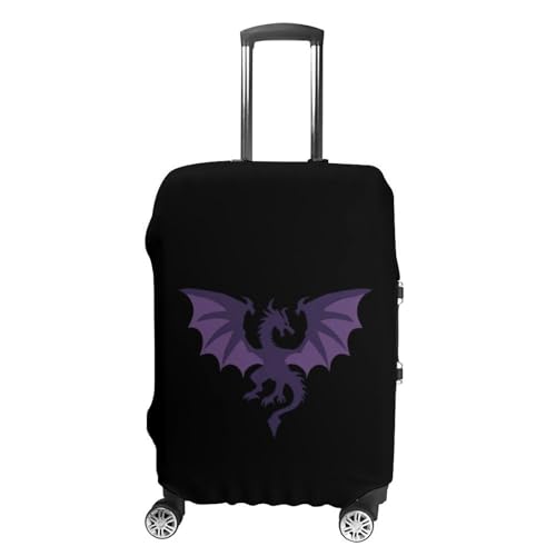 Dragon Logo Funny Travel Luggage Cover Baggage Suitcase Cover Protector Skins 19-32 Inch